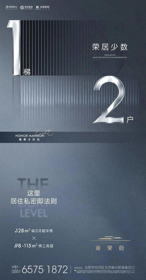 地产数字系列广告精选海报设计参考
